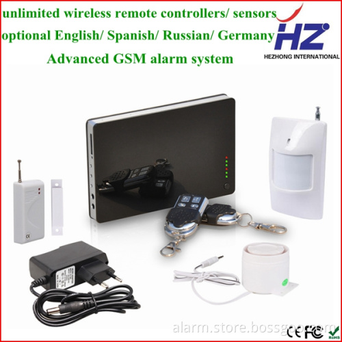 quad band 900/1800/850/1900MHz alarm security GSM SMS alarma